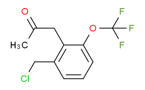 CAS No. 1804180-52-6, 1-(2-(Chloromethyl)-6-(trifluoromethoxy)phenyl)propan-2-one