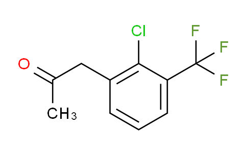 CAS No. 1804126-97-3, 1-(2-Chloro-3-(trifluoromethyl)phenyl)propan-2-one