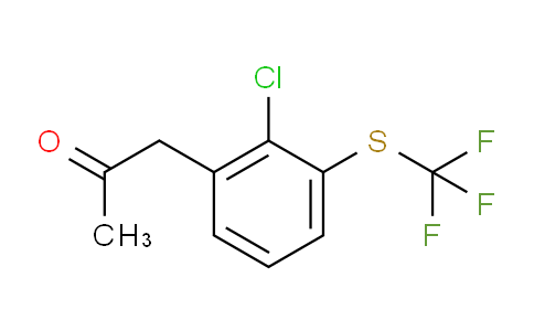 CAS No. 1806574-22-0, 1-(2-Chloro-3-(trifluoromethylthio)phenyl)propan-2-one
