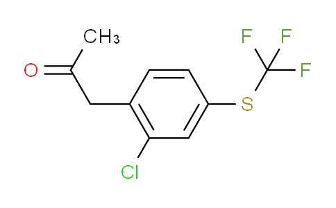 CAS No. 1804260-37-4, 1-(2-Chloro-4-(trifluoromethylthio)phenyl)propan-2-one