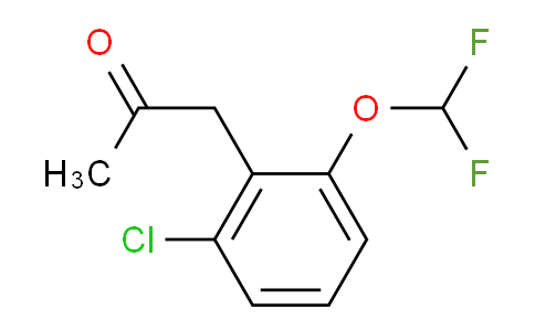 CAS No. 1804234-51-2, 1-(2-Chloro-6-(difluoromethoxy)phenyl)propan-2-one