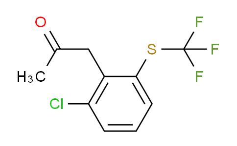 CAS No. 1805733-15-6, 1-(2-Chloro-6-(trifluoromethylthio)phenyl)propan-2-one