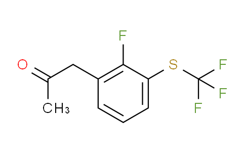 CAS No. 1805853-25-1, 1-(2-Fluoro-3-(trifluoromethylthio)phenyl)propan-2-one