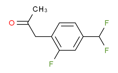 CAS No. 1804280-35-0, 1-(4-(Difluoromethyl)-2-fluorophenyl)propan-2-one