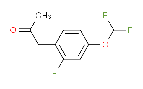 CAS No. 1804279-05-7, 1-(4-(Difluoromethoxy)-2-fluorophenyl)propan-2-one