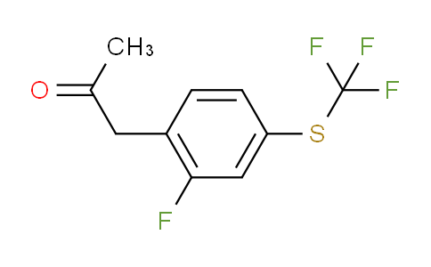CAS No. 1806630-11-4, 1-(2-Fluoro-4-(trifluoromethylthio)phenyl)propan-2-one