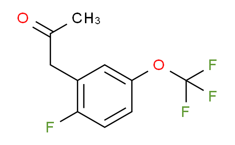 CAS No. 1804178-28-6, 1-(2-Fluoro-5-(trifluoromethoxy)phenyl)propan-2-one