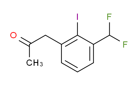 CAS No. 1805731-53-6, 1-(3-(Difluoromethyl)-2-iodophenyl)propan-2-one