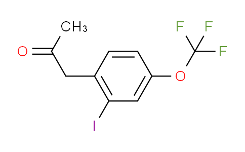 CAS No. 1806705-04-3, 1-(2-Iodo-4-(trifluoromethoxy)phenyl)propan-2-one
