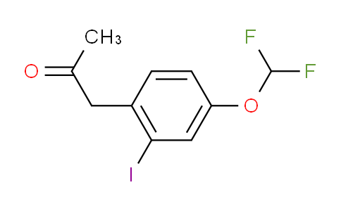 CAS No. 1803887-74-2, 1-(4-(Difluoromethoxy)-2-iodophenyl)propan-2-one