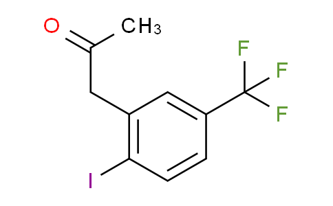 CAS No. 1804083-71-3, 1-(2-Iodo-5-(trifluoromethyl)phenyl)propan-2-one
