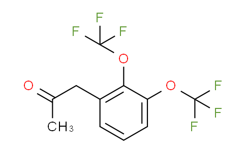 CAS No. 1806566-03-9, 1-(2,3-Bis(trifluoromethoxy)phenyl)propan-2-one