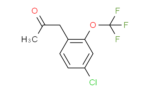 CAS No. 1804092-19-0, 1-(4-Chloro-2-(trifluoromethoxy)phenyl)propan-2-one