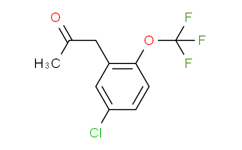 CAS No. 1805855-04-2, 1-(5-Chloro-2-(trifluoromethoxy)phenyl)propan-2-one
