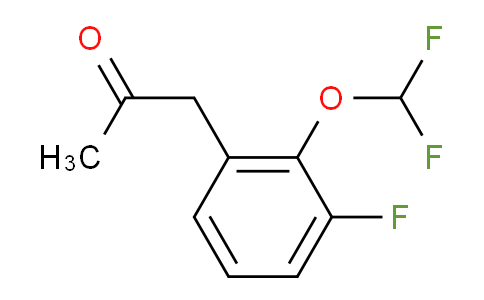 CAS No. 1804275-13-5, 1-(2-(Difluoromethoxy)-3-fluorophenyl)propan-2-one