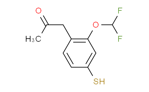 CAS No. 1805875-13-1, 1-(2-(Difluoromethoxy)-4-mercaptophenyl)propan-2-one