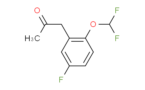CAS No. 1805763-65-8, 1-(2-(Difluoromethoxy)-5-fluorophenyl)propan-2-one