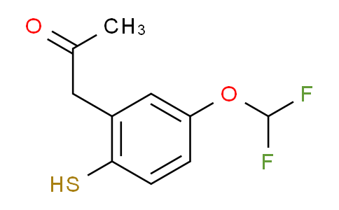 CAS No. 1804190-64-4, 1-(5-(Difluoromethoxy)-2-mercaptophenyl)propan-2-one