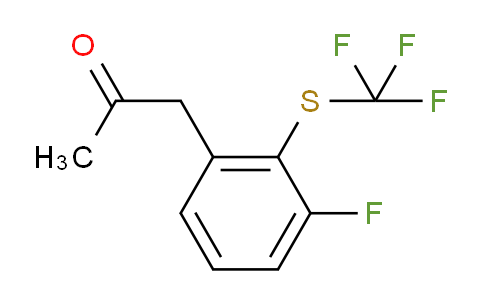 CAS No. 1804255-18-2, 1-(3-Fluoro-2-(trifluoromethylthio)phenyl)propan-2-one