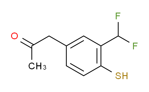 CAS No. 1804170-12-4, 1-(3-(Difluoromethyl)-4-mercaptophenyl)propan-2-one