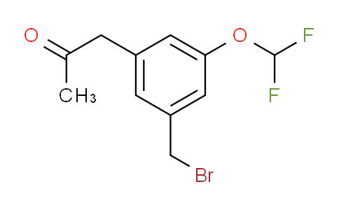 CAS No. 1803744-32-2, 1-(3-(Bromomethyl)-5-(difluoromethoxy)phenyl)propan-2-one