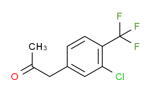 CAS No. 1804197-30-5, 1-(3-Chloro-4-(trifluoromethyl)phenyl)propan-2-one