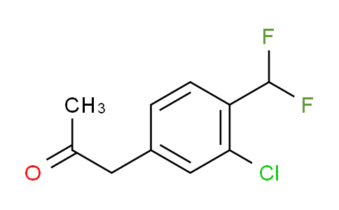 CAS No. 1804173-72-5, 1-(3-Chloro-4-(difluoromethyl)phenyl)propan-2-one