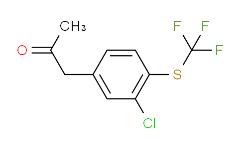 CAS No. 1805838-58-7, 1-(3-Chloro-4-(trifluoromethylthio)phenyl)propan-2-one