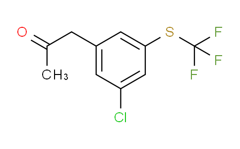 CAS No. 1803763-80-5, 1-(3-Chloro-5-(trifluoromethylthio)phenyl)propan-2-one