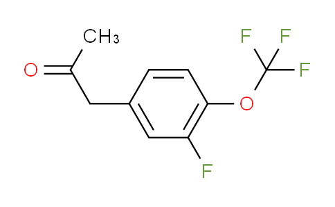 CAS No. 1804254-18-9, 1-(3-Fluoro-4-(trifluoromethoxy)phenyl)propan-2-one
