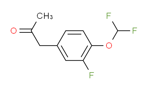 CAS No. 1804275-21-5, 1-(4-(Difluoromethoxy)-3-fluorophenyl)propan-2-one