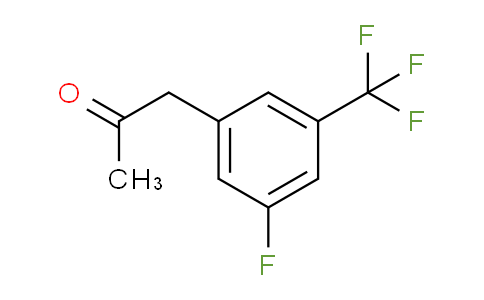 CAS No. 1305324-27-9, 1-(3-Fluoro-5-(trifluoromethyl)phenyl)propan-2-one