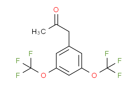 CAS No. 1803745-49-4, 1-(3,5-Bis(trifluoromethoxy)phenyl)propan-2-one