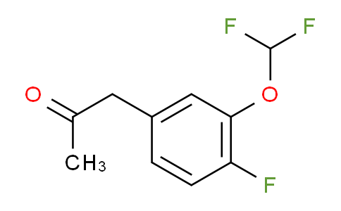 CAS No. 1803717-00-1, 1-(3-(Difluoromethoxy)-4-fluorophenyl)propan-2-one