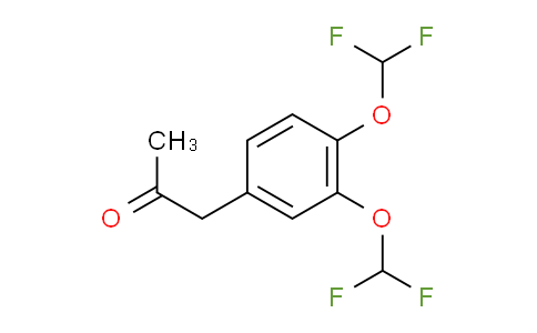 CAS No. 1803857-18-2, 1-(3,4-Bis(difluoromethoxy)phenyl)propan-2-one