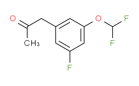 CAS No. 1804081-75-1, 1-(3-(Difluoromethoxy)-5-fluorophenyl)propan-2-one