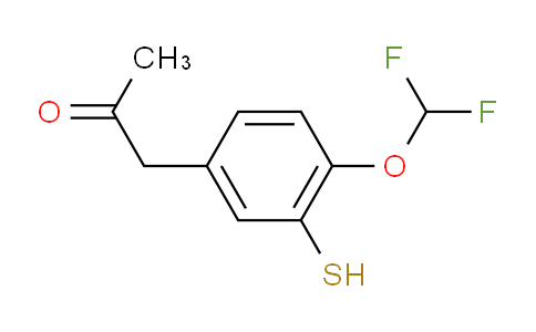 CAS No. 1805864-44-1, 1-(4-(Difluoromethoxy)-3-mercaptophenyl)propan-2-one