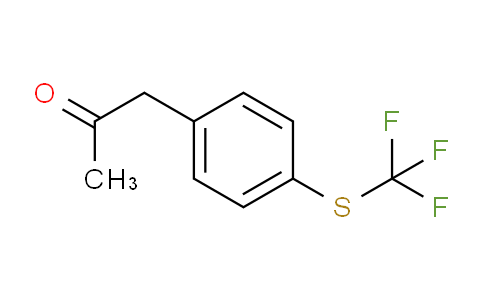 CAS No. 1305324-23-5, 1-(4-(Trifluoromethylthio)phenyl)propan-2-one