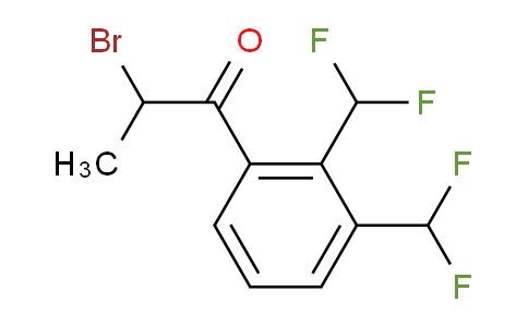 CAS No. 1804040-25-2, 1-(2,3-Bis(difluoromethyl)phenyl)-2-bromopropan-1-one
