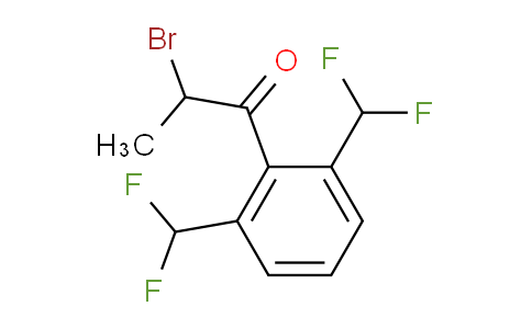 CAS No. 1806434-27-4, 1-(2,6-Bis(difluoromethyl)phenyl)-2-bromopropan-1-one