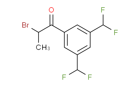 CAS No. 1804502-91-7, 1-(3,5-Bis(difluoromethyl)phenyl)-2-bromopropan-1-one