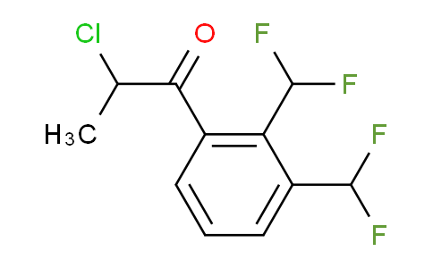 CAS No. 1804040-38-7, 1-(2,3-Bis(difluoromethyl)phenyl)-2-chloropropan-1-one