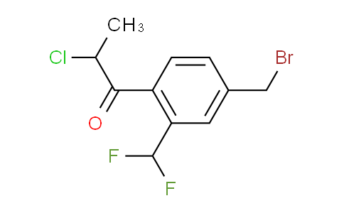 DY723018 | 1804096-11-4 | 1-(4-(Bromomethyl)-2-(difluoromethyl)phenyl)-2-chloropropan-1-one