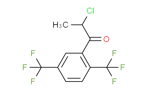 CAS No. 1804397-29-2, 1-(2,5-Bis(trifluoromethyl)phenyl)-2-chloropropan-1-one