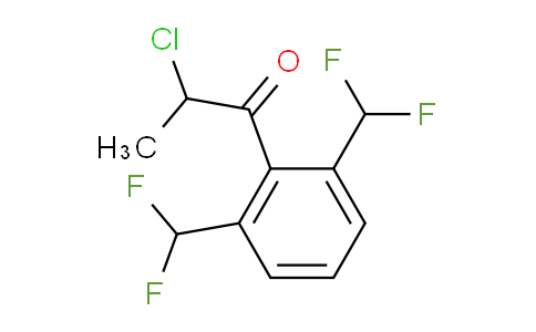 CAS No. 1804503-02-3, 1-(2,6-Bis(difluoromethyl)phenyl)-2-chloropropan-1-one