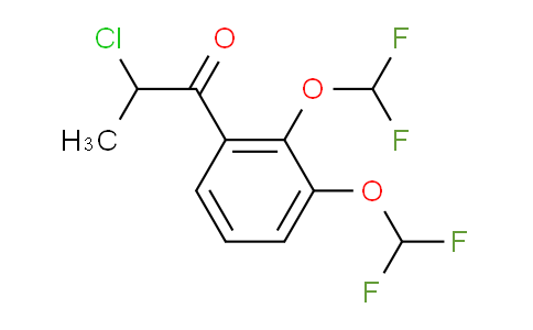 CAS No. 1804203-66-4, 1-(2,3-Bis(difluoromethoxy)phenyl)-2-chloropropan-1-one