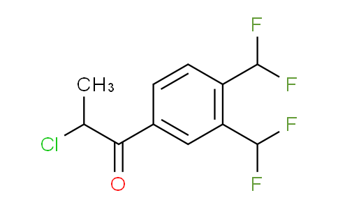CAS No. 1806499-76-2, 1-(3,4-Bis(difluoromethyl)phenyl)-2-chloropropan-1-one
