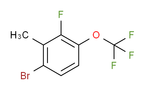 CAS No. 2168232-68-4, 1-Bromo-3-fluoro-2-methyl-4-(trifluoromethoxy)benzene