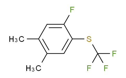CAS No. 1806536-87-7, 1,2-Dimethyl-4-fluoro-5-(trifluoromethylthio)benzene