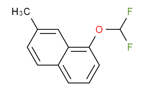 CAS No. 1261800-47-8, 1-(Difluoromethoxy)-7-methylnaphthalene